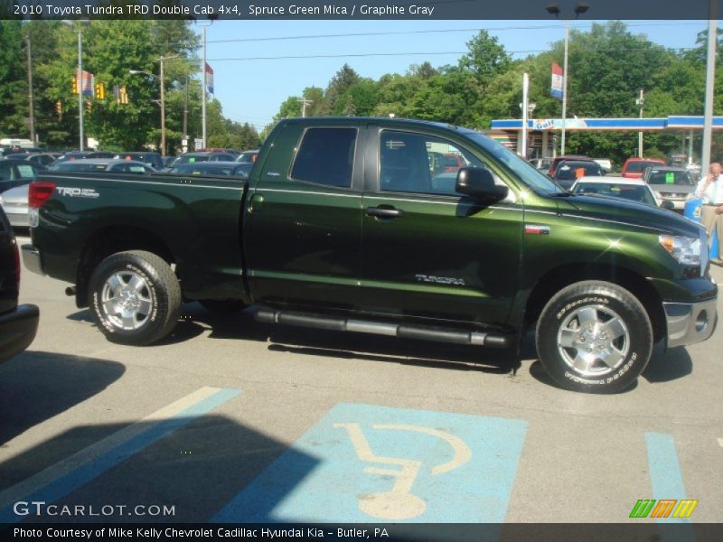 Spruce Green Mica / Graphite Gray 2010 Toyota Tundra TRD Double Cab 4x4