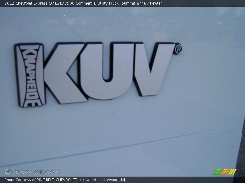 Summit White / Pewter 2012 Chevrolet Express Cutaway 3500 Commercial Utility Truck