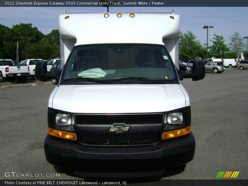 Summit White / Pewter 2012 Chevrolet Express Cutaway 3500 Commercial Utility Truck