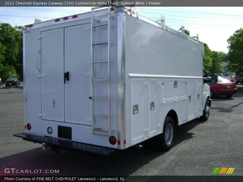 Summit White / Pewter 2012 Chevrolet Express Cutaway 3500 Commercial Utility Truck