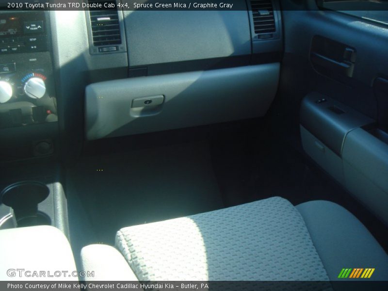 Spruce Green Mica / Graphite Gray 2010 Toyota Tundra TRD Double Cab 4x4