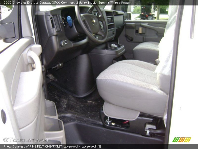 Summit White / Pewter 2012 Chevrolet Express Cutaway 3500 Commercial Utility Truck