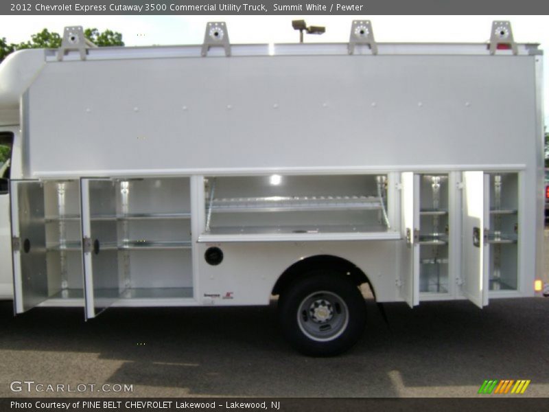 Summit White / Pewter 2012 Chevrolet Express Cutaway 3500 Commercial Utility Truck