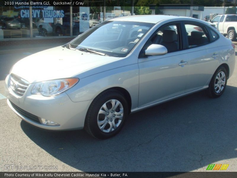 Quicksilver / Gray 2010 Hyundai Elantra GLS