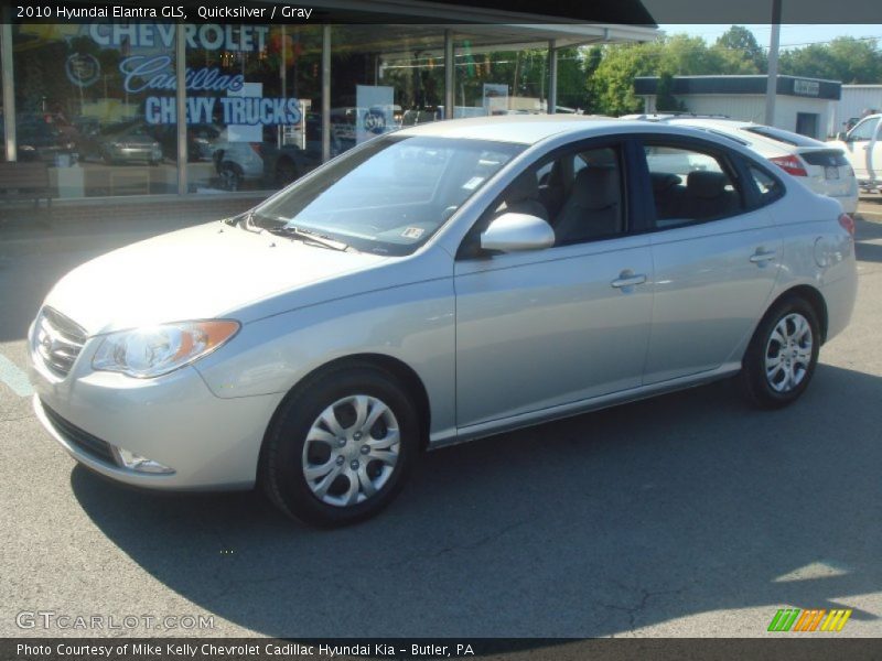 Quicksilver / Gray 2010 Hyundai Elantra GLS