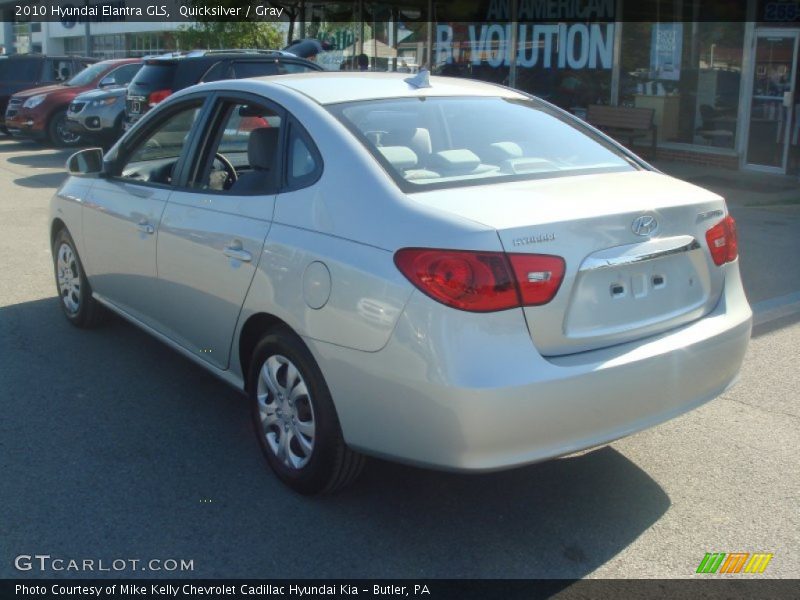 Quicksilver / Gray 2010 Hyundai Elantra GLS