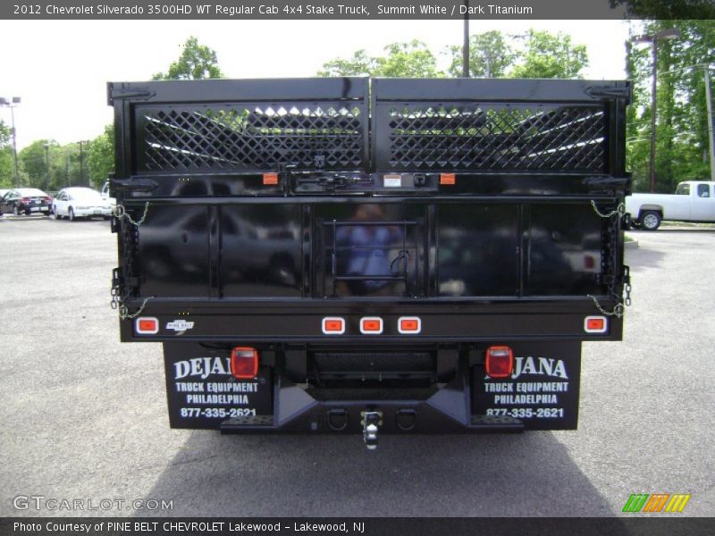 Summit White / Dark Titanium 2012 Chevrolet Silverado 3500HD WT Regular Cab 4x4 Stake Truck