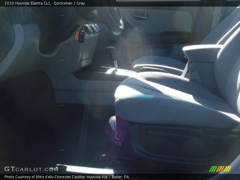 Quicksilver / Gray 2010 Hyundai Elantra GLS