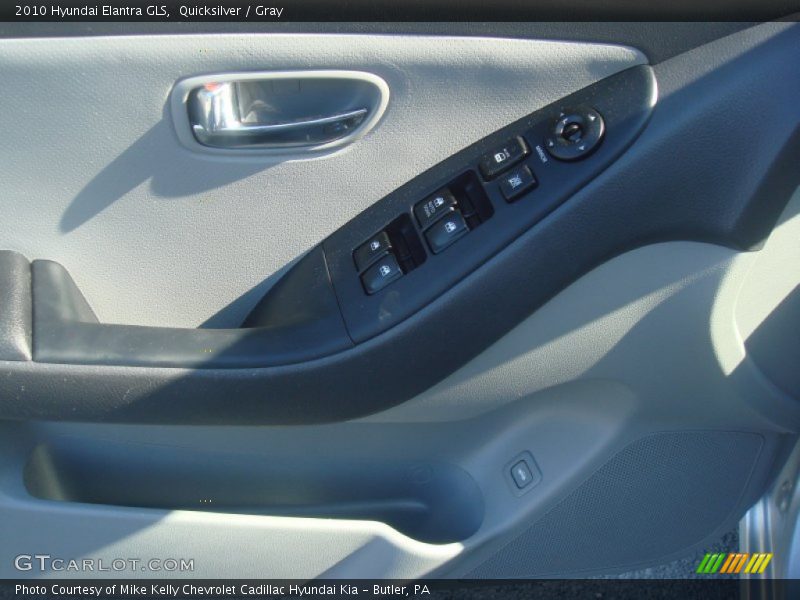 Quicksilver / Gray 2010 Hyundai Elantra GLS