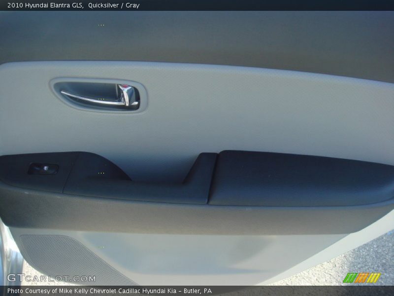 Quicksilver / Gray 2010 Hyundai Elantra GLS