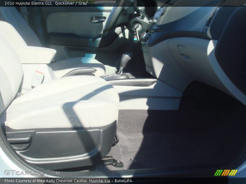 Quicksilver / Gray 2010 Hyundai Elantra GLS