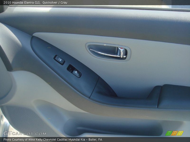 Quicksilver / Gray 2010 Hyundai Elantra GLS