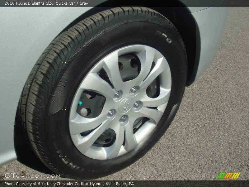 Quicksilver / Gray 2010 Hyundai Elantra GLS