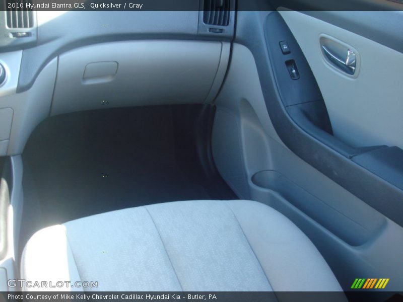 Quicksilver / Gray 2010 Hyundai Elantra GLS