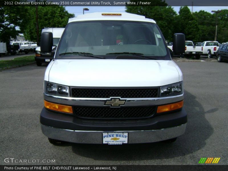 Summit White / Pewter 2012 Chevrolet Express Cutaway 3500 Commercial Utility Truck