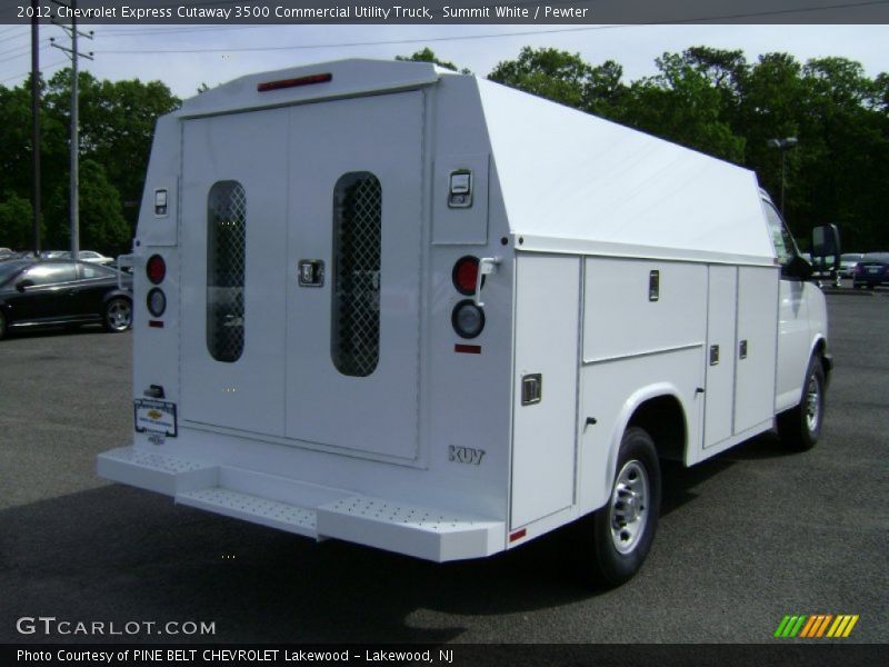 Summit White / Pewter 2012 Chevrolet Express Cutaway 3500 Commercial Utility Truck