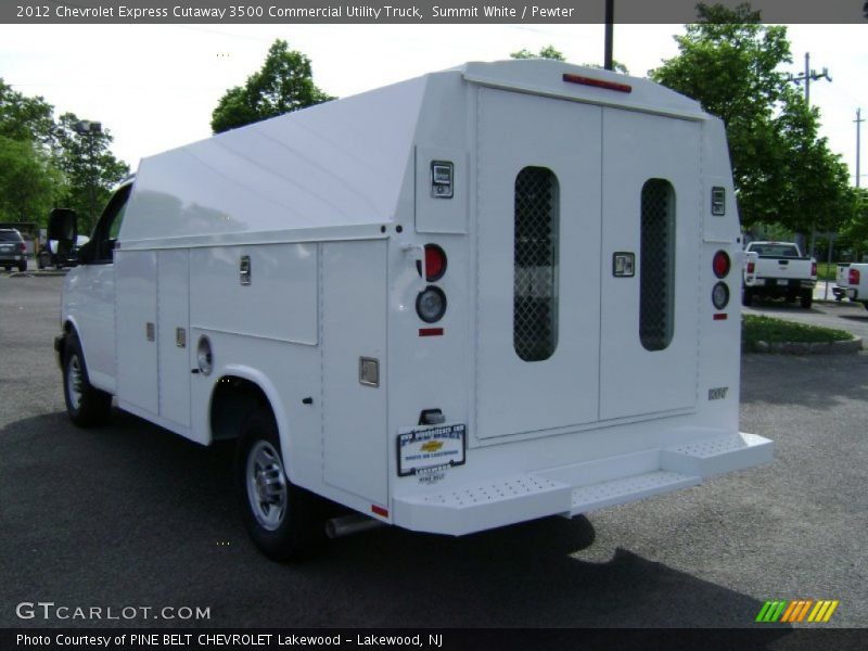 Summit White / Pewter 2012 Chevrolet Express Cutaway 3500 Commercial Utility Truck