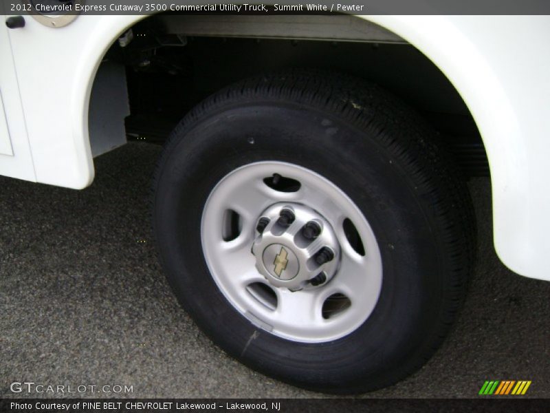 Summit White / Pewter 2012 Chevrolet Express Cutaway 3500 Commercial Utility Truck