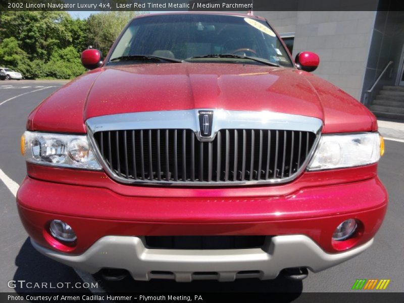 Laser Red Tinted Metallic / Medium Parchment 2002 Lincoln Navigator Luxury 4x4