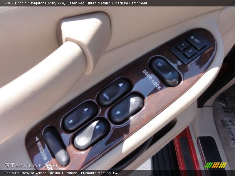 Laser Red Tinted Metallic / Medium Parchment 2002 Lincoln Navigator Luxury 4x4