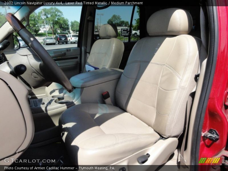 Laser Red Tinted Metallic / Medium Parchment 2002 Lincoln Navigator Luxury 4x4