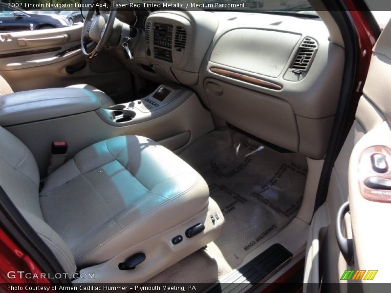 Laser Red Tinted Metallic / Medium Parchment 2002 Lincoln Navigator Luxury 4x4