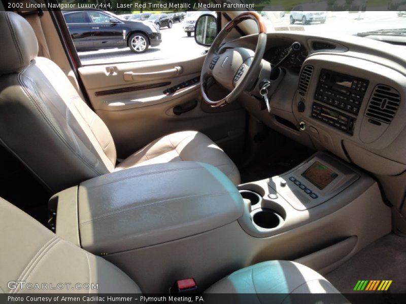 Laser Red Tinted Metallic / Medium Parchment 2002 Lincoln Navigator Luxury 4x4