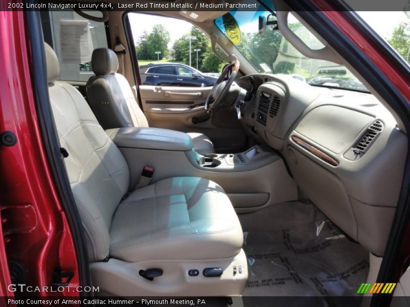 Laser Red Tinted Metallic / Medium Parchment 2002 Lincoln Navigator Luxury 4x4