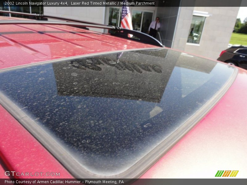 Laser Red Tinted Metallic / Medium Parchment 2002 Lincoln Navigator Luxury 4x4