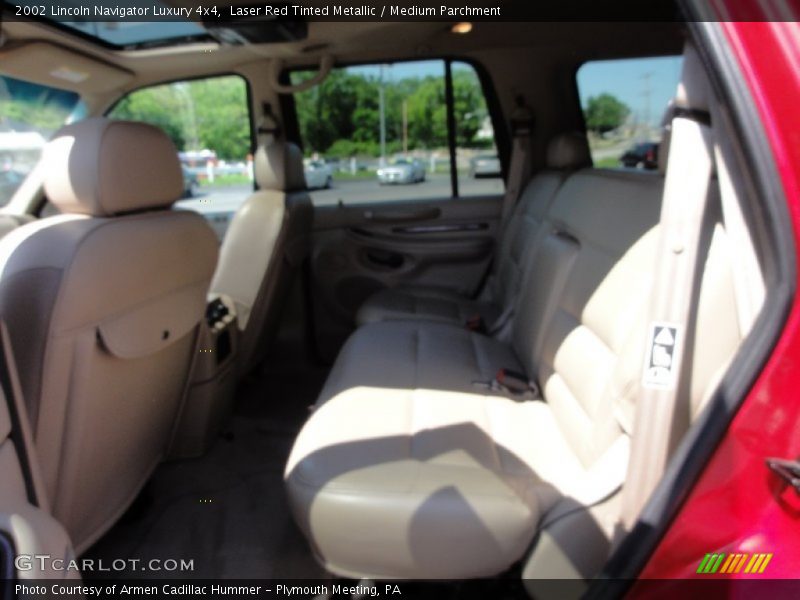 Laser Red Tinted Metallic / Medium Parchment 2002 Lincoln Navigator Luxury 4x4