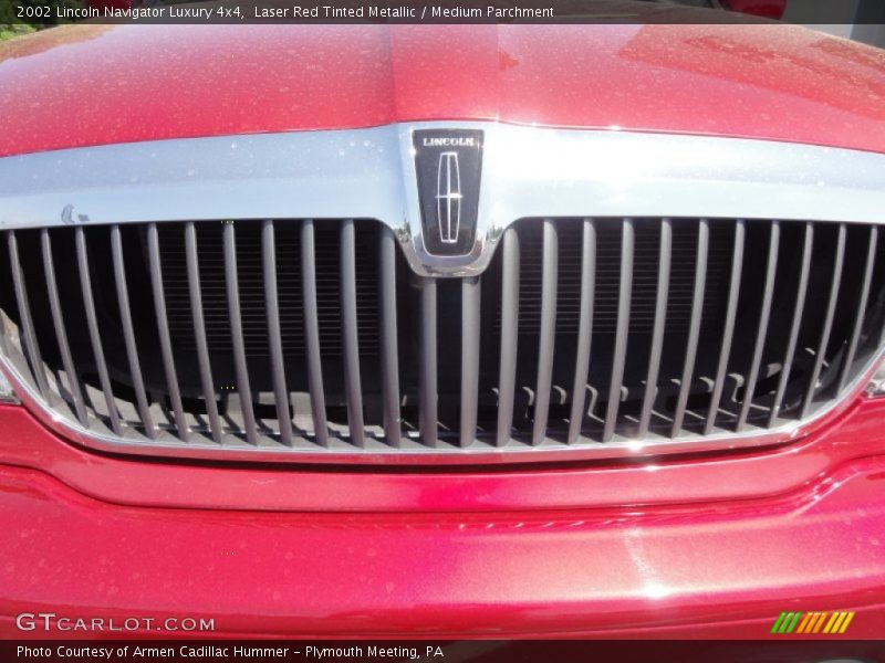 Laser Red Tinted Metallic / Medium Parchment 2002 Lincoln Navigator Luxury 4x4