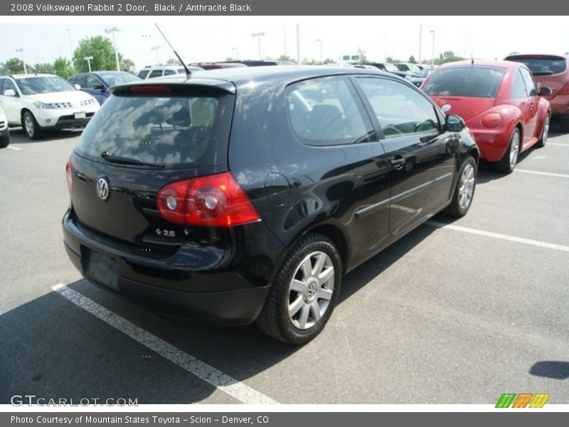 Black / Anthracite Black 2008 Volkswagen Rabbit 2 Door