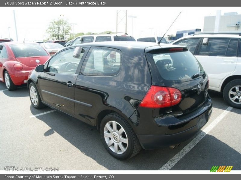Black / Anthracite Black 2008 Volkswagen Rabbit 2 Door