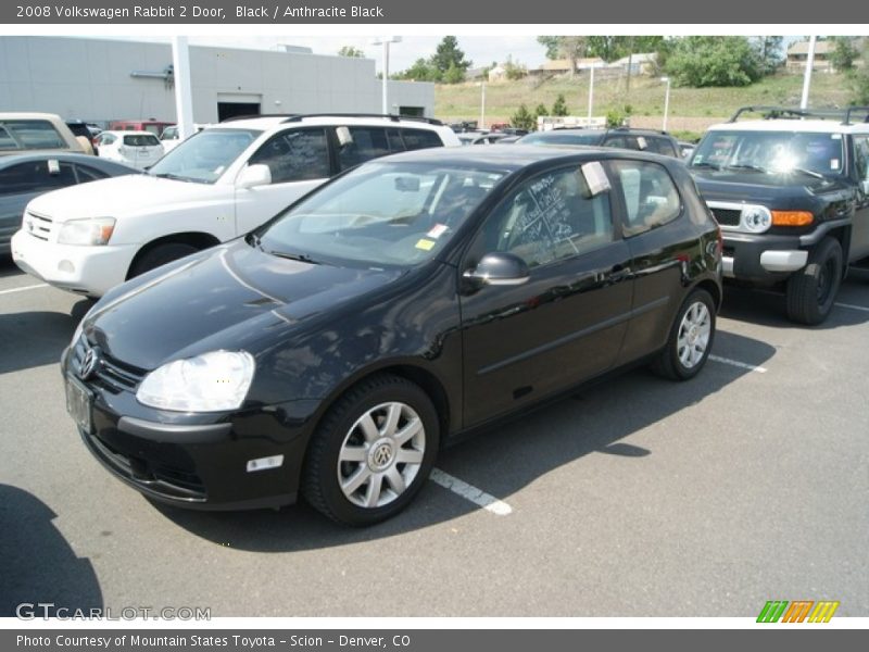 Black / Anthracite Black 2008 Volkswagen Rabbit 2 Door