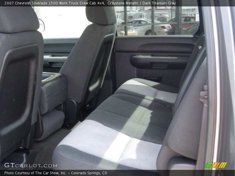 Graystone Metallic / Dark Titanium Gray 2007 Chevrolet Silverado 1500 Work Truck Crew Cab 4x4