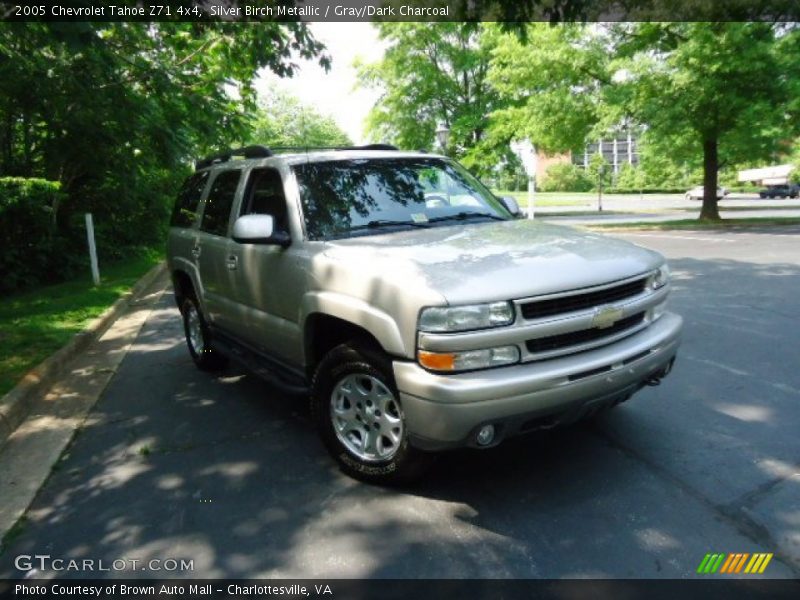 Silver Birch Metallic / Gray/Dark Charcoal 2005 Chevrolet Tahoe Z71 4x4