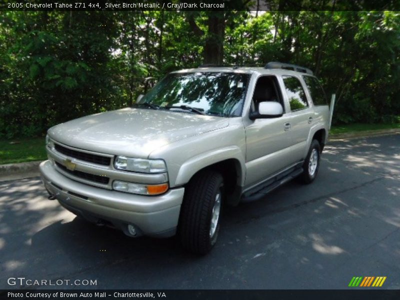 Silver Birch Metallic / Gray/Dark Charcoal 2005 Chevrolet Tahoe Z71 4x4