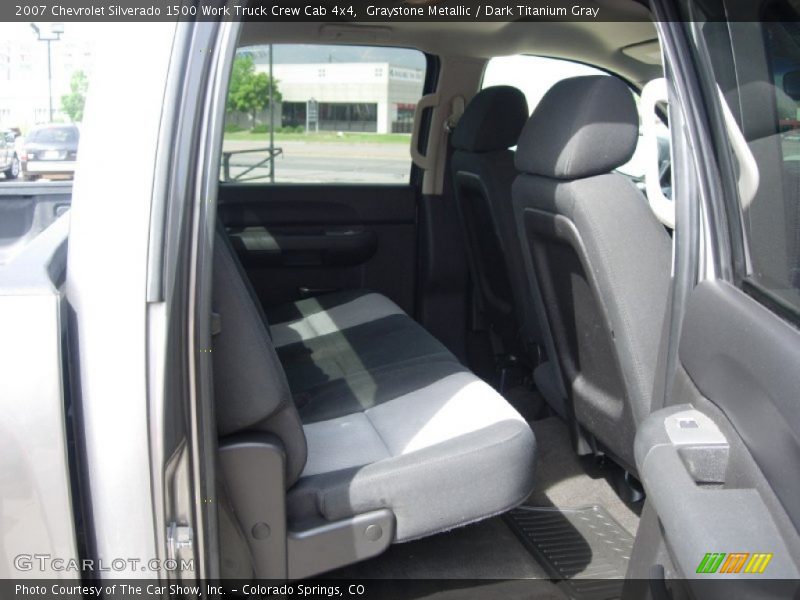 Graystone Metallic / Dark Titanium Gray 2007 Chevrolet Silverado 1500 Work Truck Crew Cab 4x4