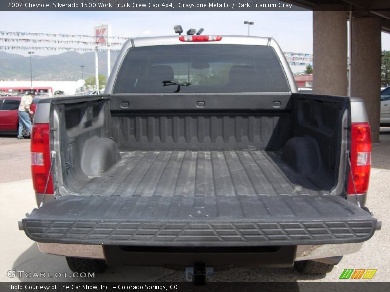 Graystone Metallic / Dark Titanium Gray 2007 Chevrolet Silverado 1500 Work Truck Crew Cab 4x4