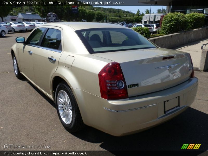 White Gold Pearlcoat / Dark Khaki/Light Graystone 2010 Chrysler 300 Touring