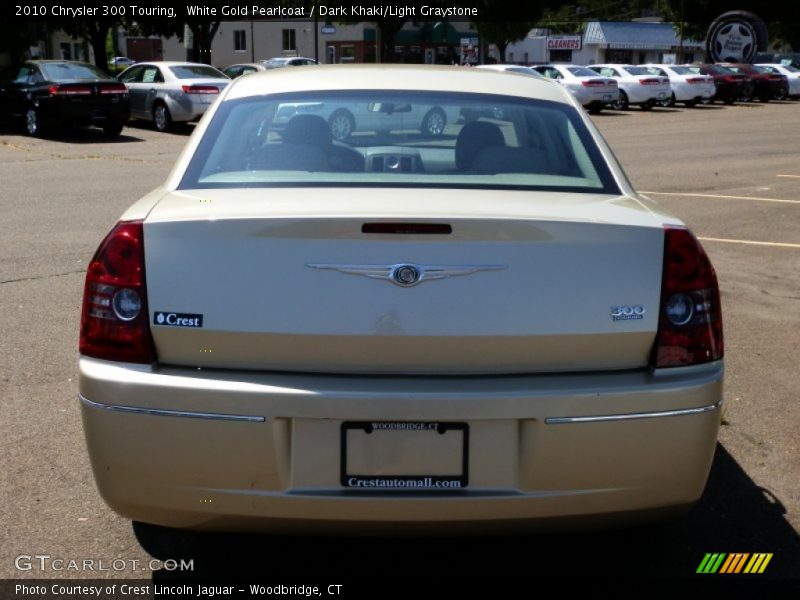 White Gold Pearlcoat / Dark Khaki/Light Graystone 2010 Chrysler 300 Touring