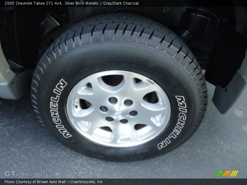 Silver Birch Metallic / Gray/Dark Charcoal 2005 Chevrolet Tahoe Z71 4x4