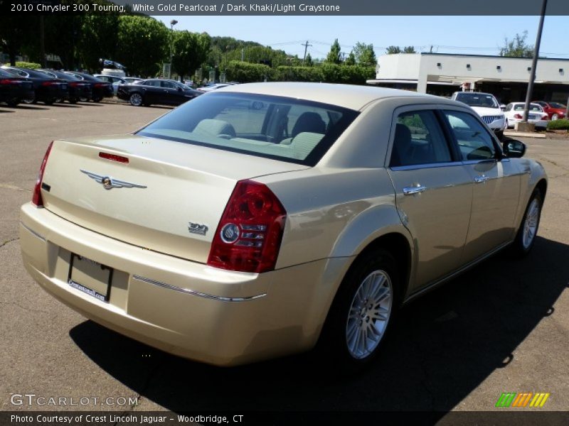 White Gold Pearlcoat / Dark Khaki/Light Graystone 2010 Chrysler 300 Touring