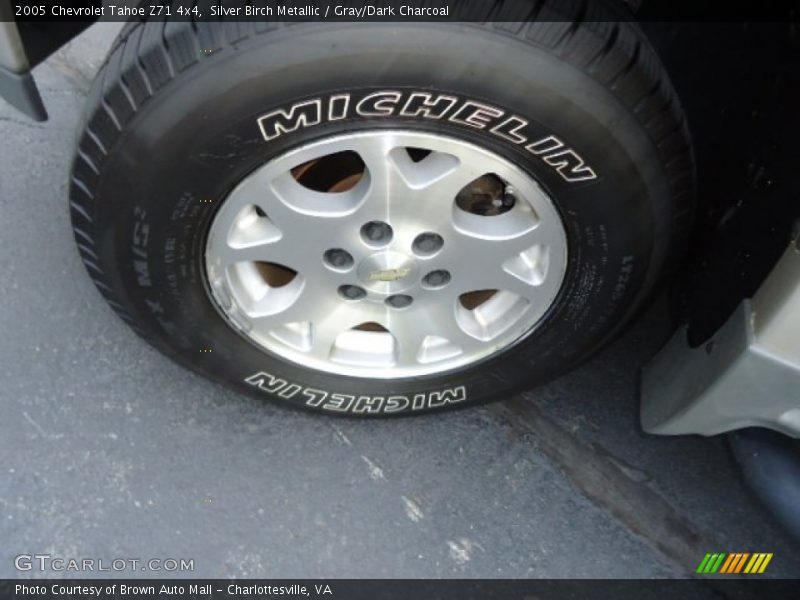Silver Birch Metallic / Gray/Dark Charcoal 2005 Chevrolet Tahoe Z71 4x4