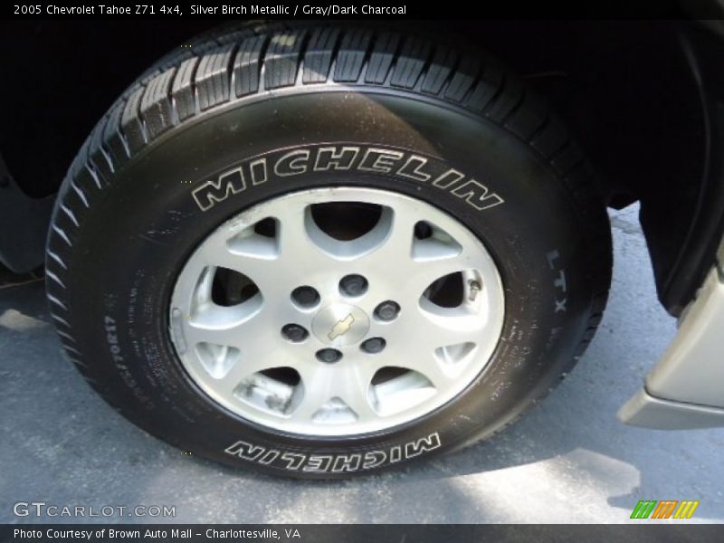 Silver Birch Metallic / Gray/Dark Charcoal 2005 Chevrolet Tahoe Z71 4x4
