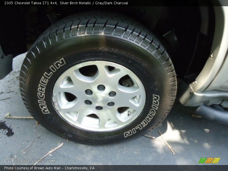 Silver Birch Metallic / Gray/Dark Charcoal 2005 Chevrolet Tahoe Z71 4x4