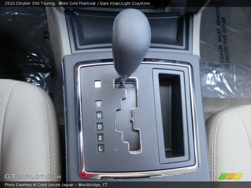 White Gold Pearlcoat / Dark Khaki/Light Graystone 2010 Chrysler 300 Touring