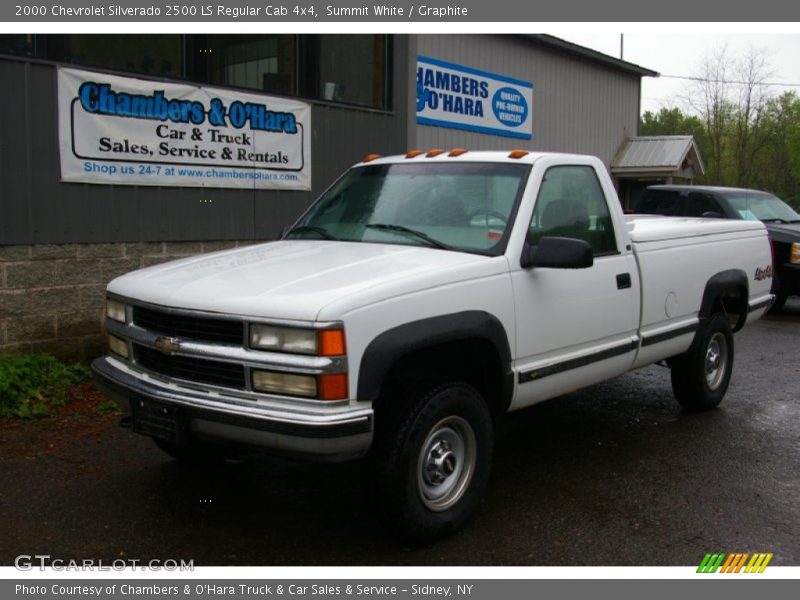 Summit White / Graphite 2000 Chevrolet Silverado 2500 LS Regular Cab 4x4