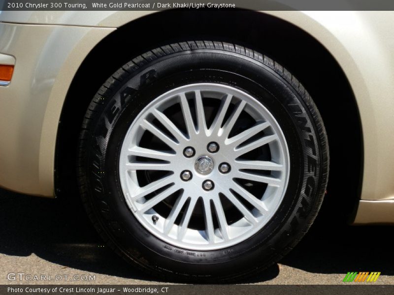 White Gold Pearlcoat / Dark Khaki/Light Graystone 2010 Chrysler 300 Touring