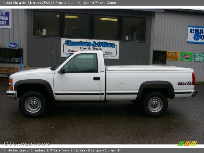 Summit White / Graphite 2000 Chevrolet Silverado 2500 LS Regular Cab 4x4